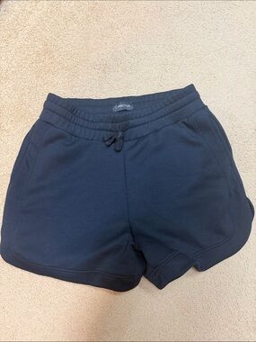 Carbon38 Black Athletic Knit Drawstring Shorts